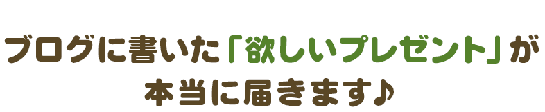 アメーバブログ Xmasキャンペーン2014　ブログに書いた「欲しいプレゼント」が本当に届きます♪
