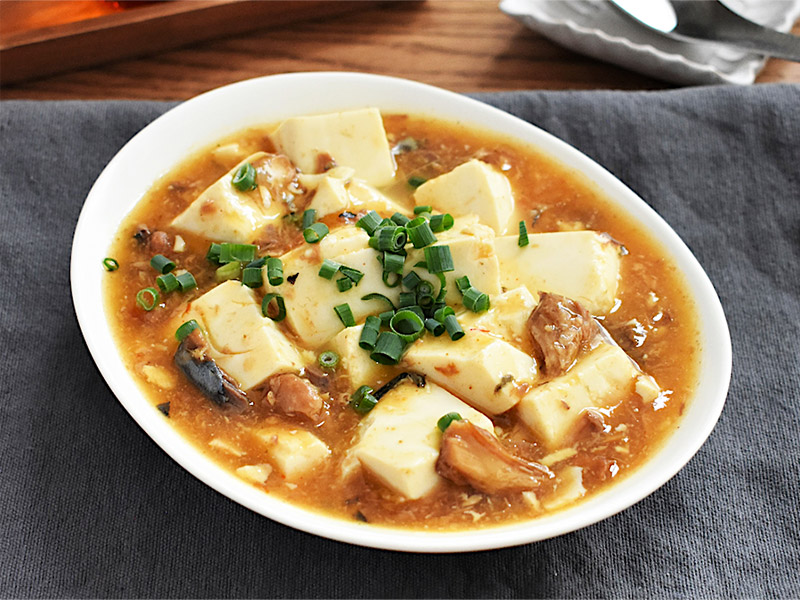 【写真】サバ缶の麻婆風