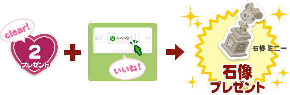 石像プレゼント！石像 ミニー